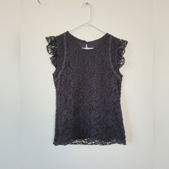 Bundle Of 3 Lace Blouse Sleeveless Cottage Fairy Academia Lolita Coquette Small - Picture 2 of 10